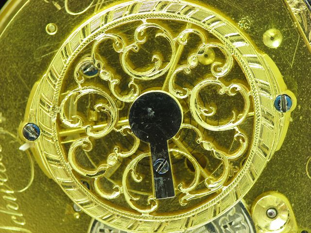 925 Sterling Silber Open Face Spindeltaschenuhr Schlüsselaufzug / Durchmesser 52,6mm