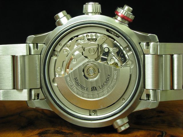 Maurice Lacroix Pontos S Edelstahl Automatic Chronograph Herrenuhr / Ref PT6018