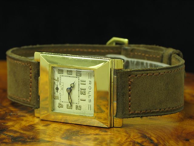 Blancpain Rolls ATO 18kt 750 Gold Automatic Herrenuhr / 1930er Jahre Vintage Uhr