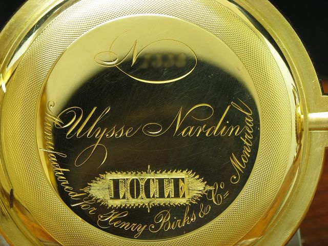 Ulysse Nardin 18kt 750 Gold Savonette Taschenuhr Minuten Repetition