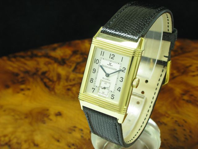JAEGER-LECOULTRE REVERSO GRAND TAILLE 18kt 750 GOLD HANDAUFZUG HERRENUHR / REF 270.1.62