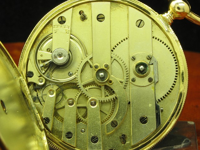 Vacheron Geneve 18kt 750 Gold Open Face Taschenuhr Schlüsselaufzug
