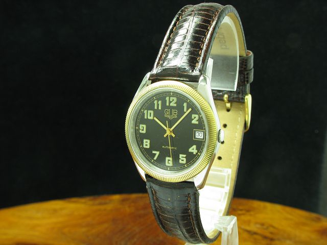 GUB Glashütte Metall Automatic Unisexuhr mit Datum / Kaliber ETA 2892-2