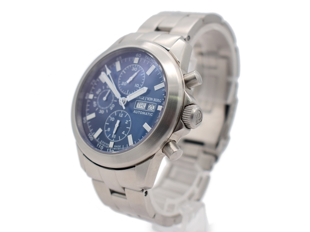 MGJVB Sport II Stahl Automatic Herrenuhr / ETA 7750 / 44mm MGJVB Sport II Stahl Automatic Herrenuhr / ETA 7750 / 44mm