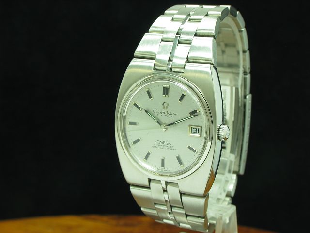 Omega Constellation Automatic Edelstahl Herrenuhr / Kaliber 1001 / 168.046