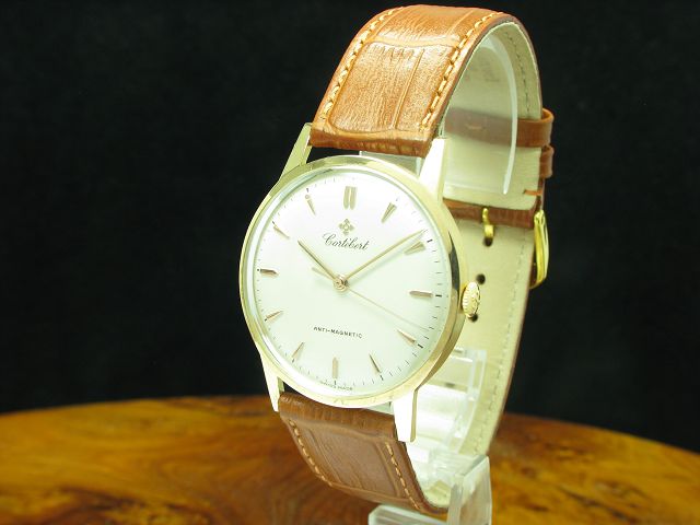 Cortebert 14kt 585 Gold Anti-Magnetic Handaufzug Herrenuhr / Ref 9511
