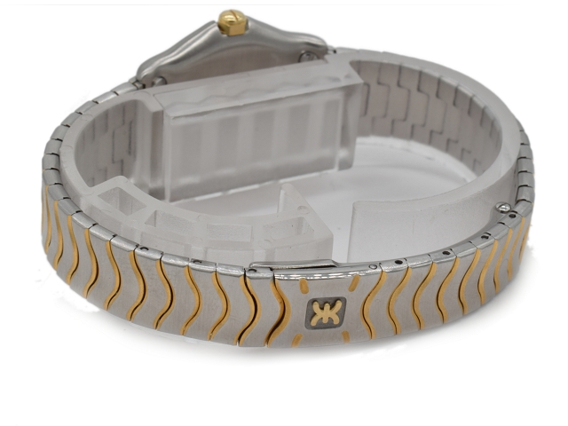 Ebel Classic Wave Quarz Stahl Gold Damenuhr / Perlmutt Zifferblatt / 24mm Ebel Classic Wave Quarz Stahl Gold Damenuhr / Perlmutt Zifferblatt / 24mm